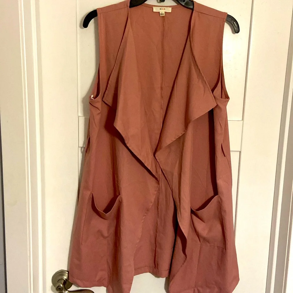 Mine Mauve Lightweight Vest SZ Large - Picture 1 of 7